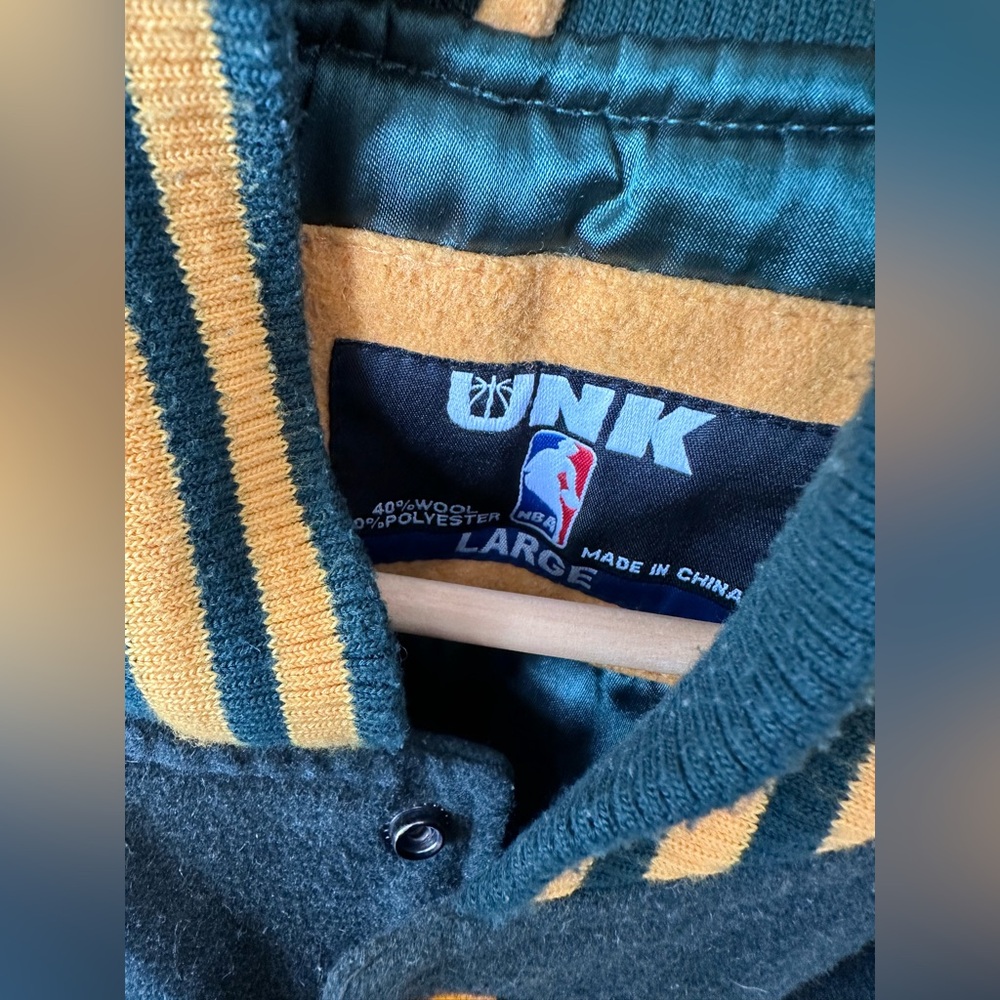 Vintage Utah Jazz Varsity Jacket Men’s Large Wool NBA Letterman UNK - Picture 5 of 11